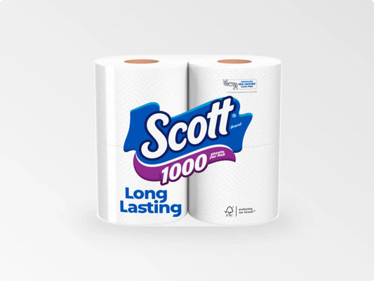 Scott 1000 Sheets Per Roll Toilet Paper (12 Pack)